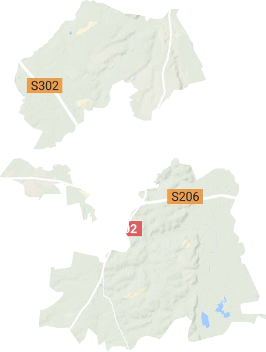 环城乡地形地图