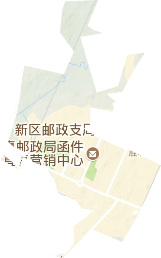 建设街道地形地图