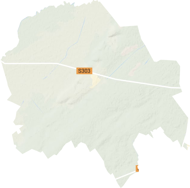 天台镇地形地图