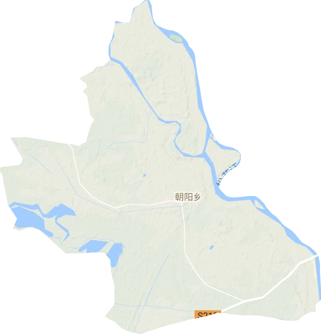 朝阳乡地形地图