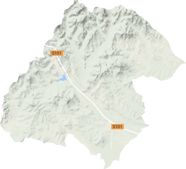 左家镇地形地图