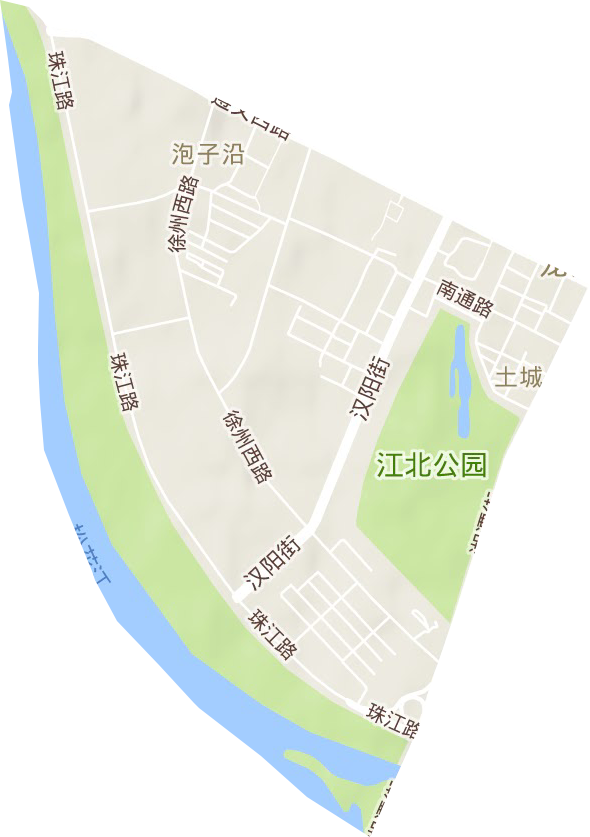湘潭街道地形地图