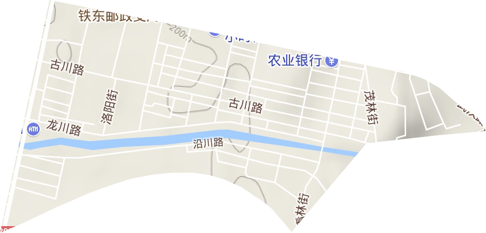 遵义街道地形地图