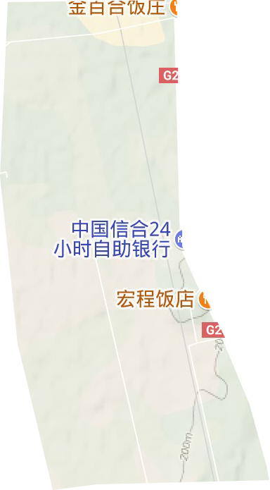 金珠工业区地形地图