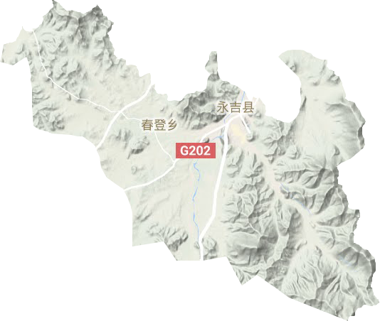 口前镇地形地图
