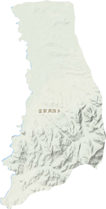 金家乡地形地图