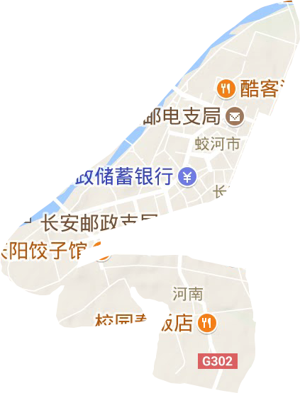民主街道地形地图