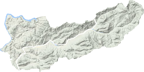 二道甸子镇地形地图