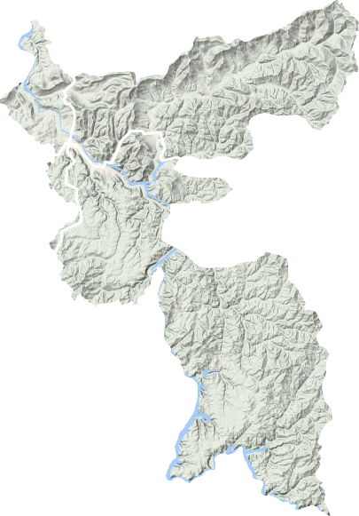 红石砬子镇地形地图