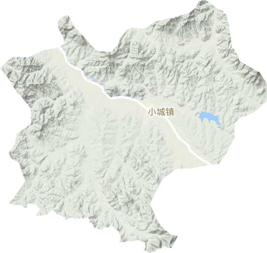 小城镇地形地图