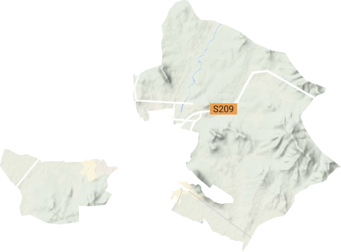 福安街道地形地图