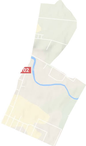 北门街道地形地图