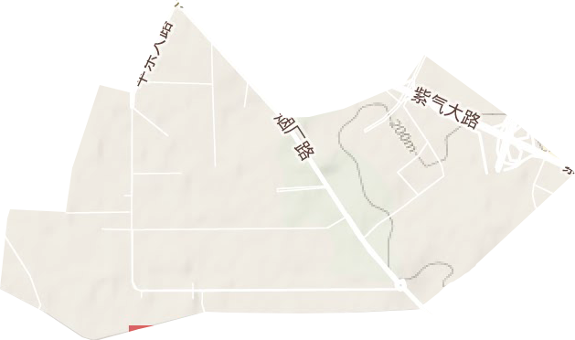 平南街道地形地图