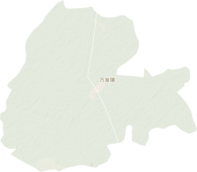 万发镇地形地图