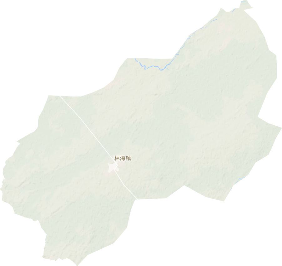 林海镇地形地图