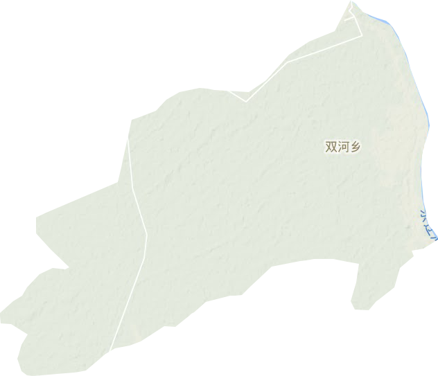 双河乡地形地图