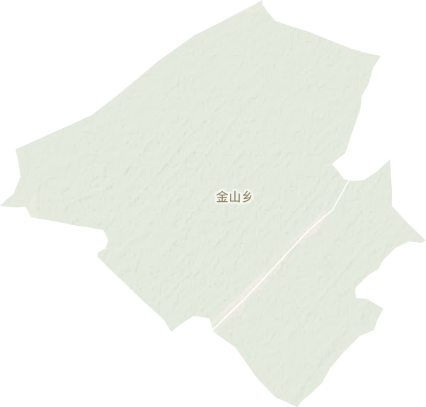 金山乡地形地图