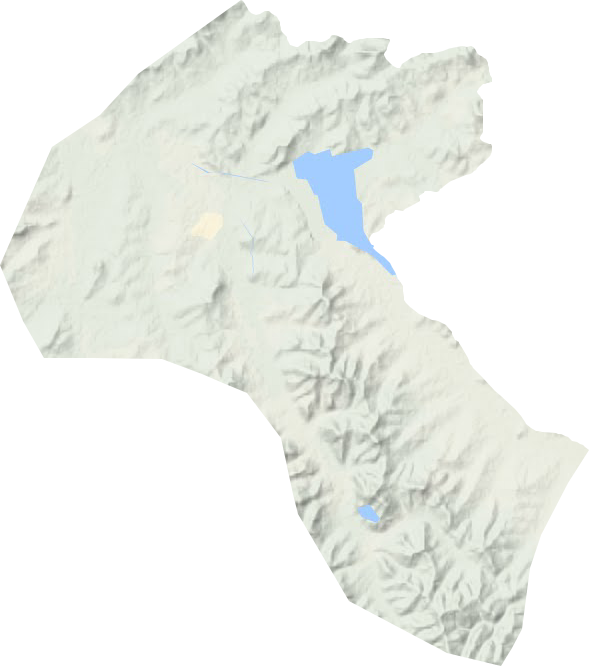 二道镇地形地图