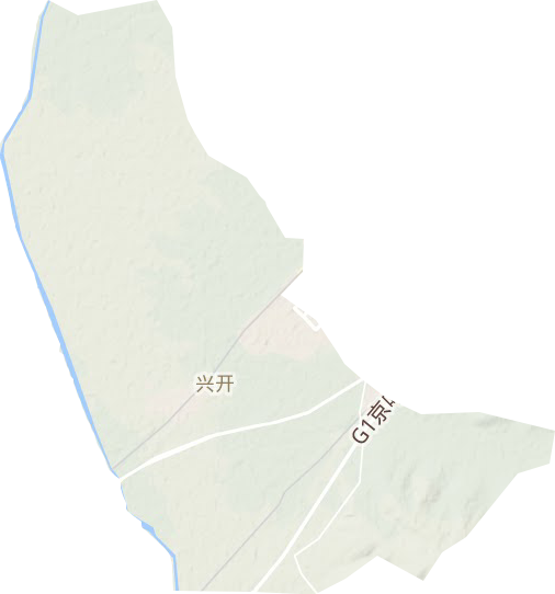 南崴子街道地形地图