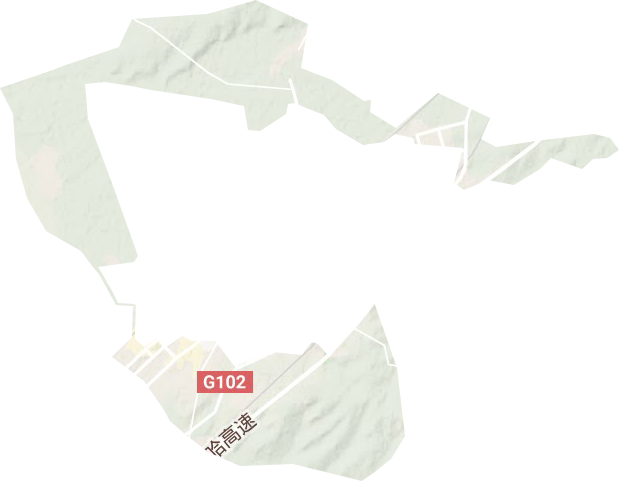 环岭街道地形地图