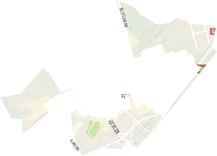 苇子沟街道地形地图