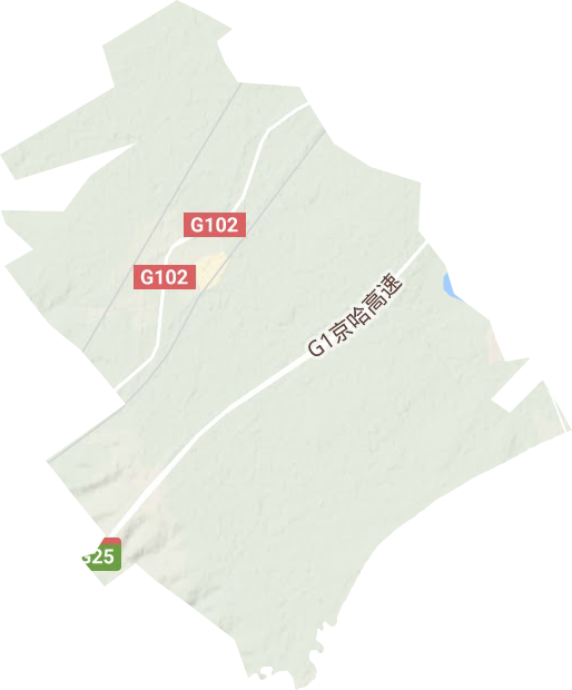 陶家屯镇地形地图