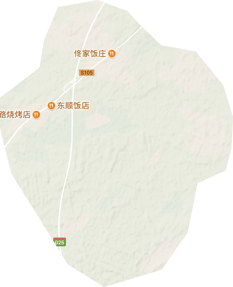 红旗街道地形地图