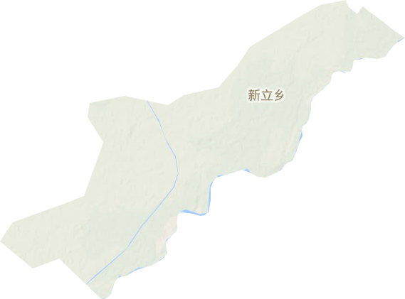 新立乡地形地图