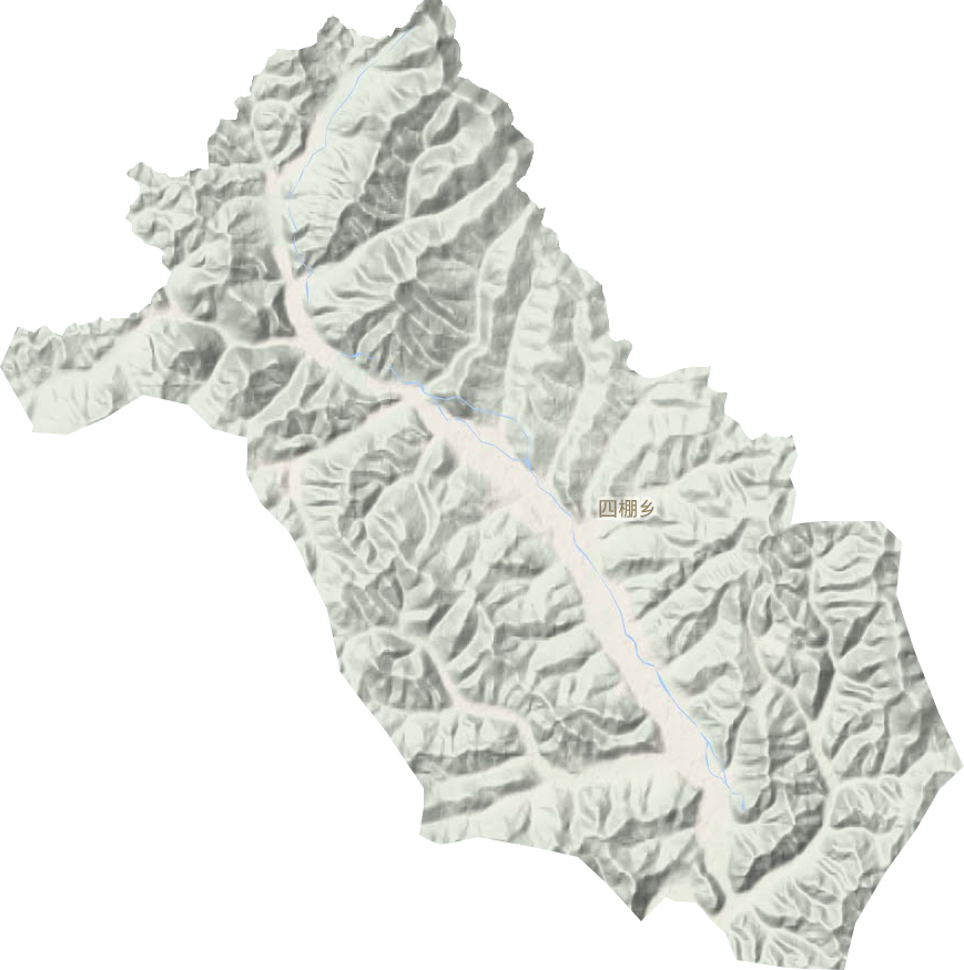 四棚乡地形地图