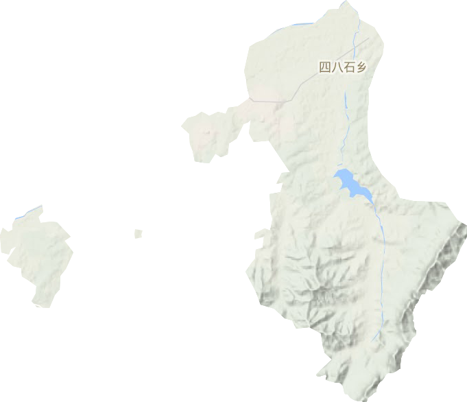 红梅镇地形地图