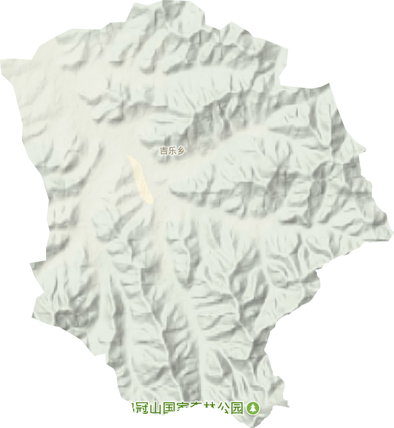 吉乐乡地形地图