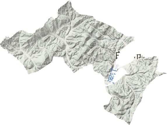七道江镇地形地图