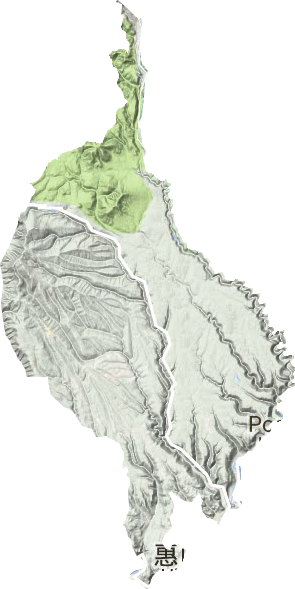 马鹿沟镇地形地图