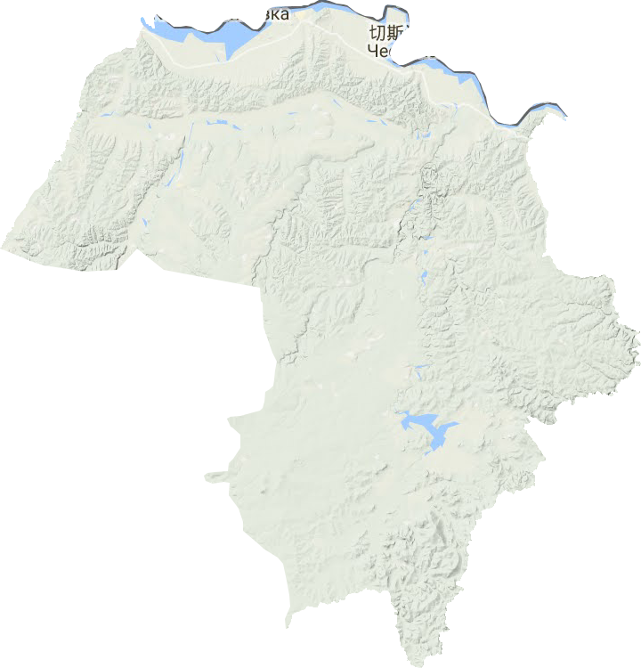 逊克县地形地图