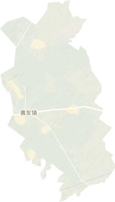 善友镇地形地图
