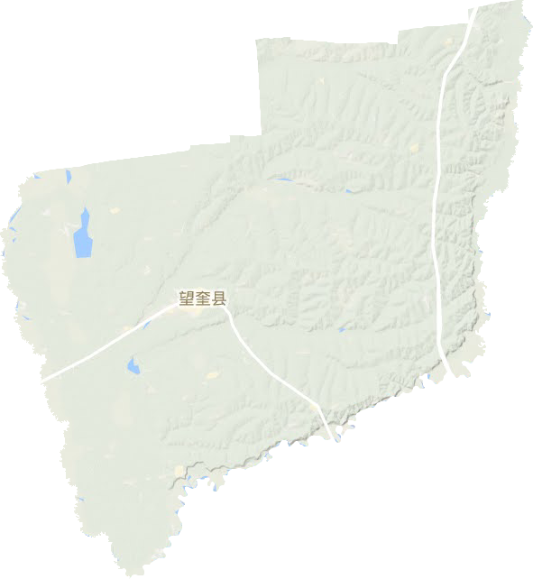 望奎县地形地图