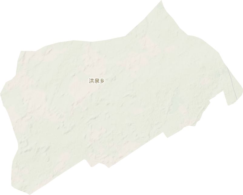 洪泉乡地形地图