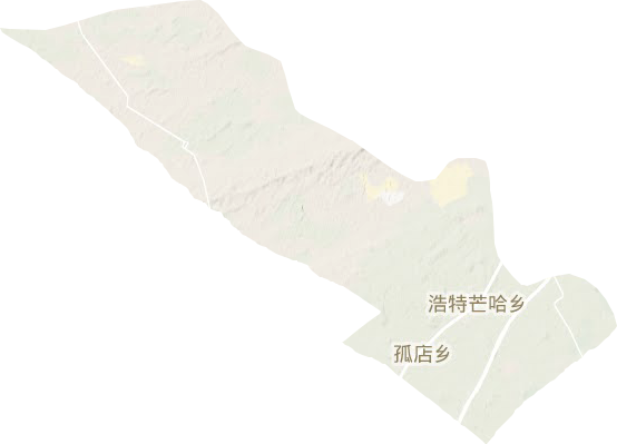 浩特芒哈乡地形地图