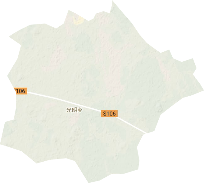 光明乡地形地图