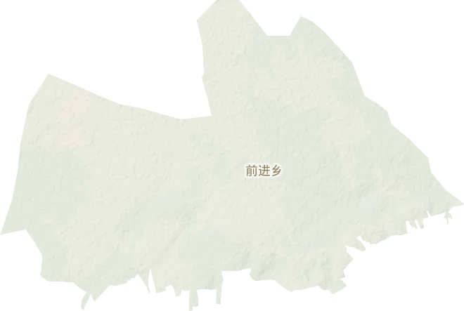 前进乡地形地图