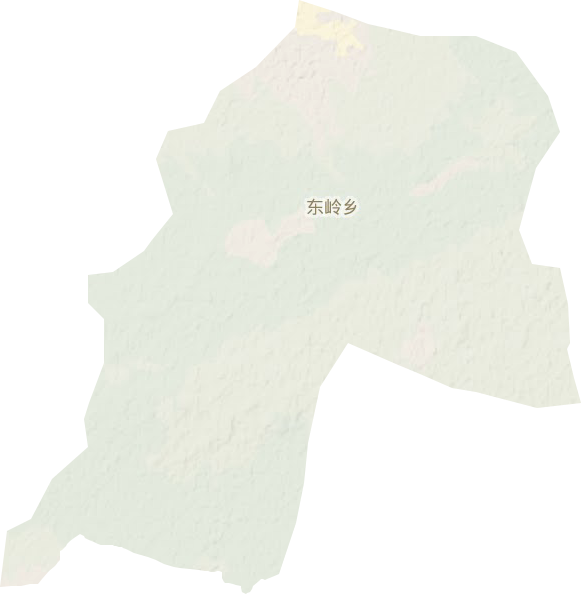 东岭乡地形地图