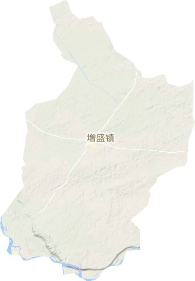 增盛镇地形地图