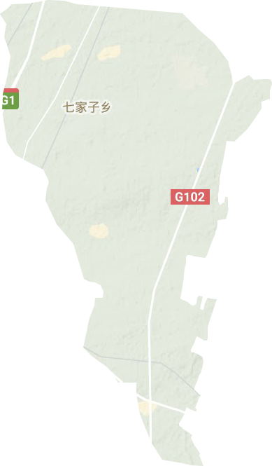 新源镇地形地图