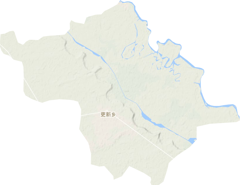 更新乡地形地图