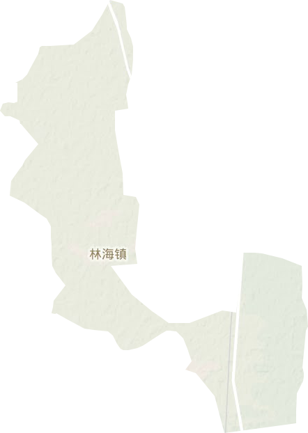 林海镇地形地图