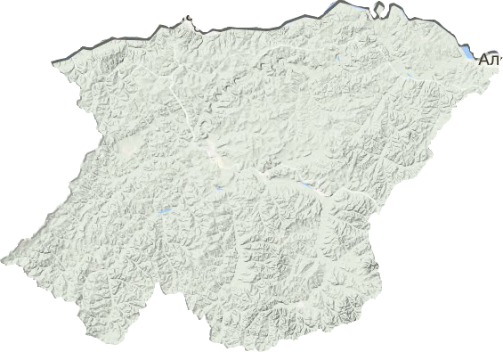 漠河县地形地图