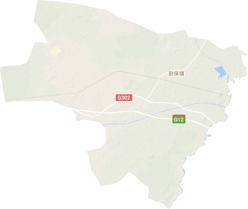 到保镇地形地图