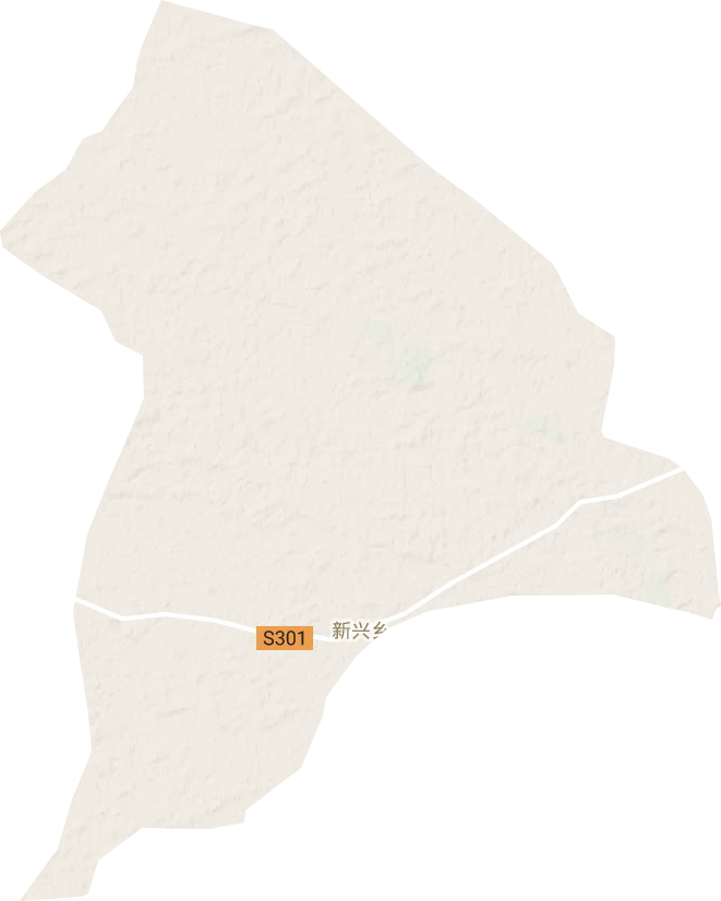 新兴乡地形地图