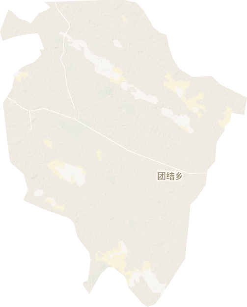 团结乡地形地图
