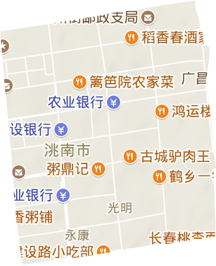 光明街道地形地图